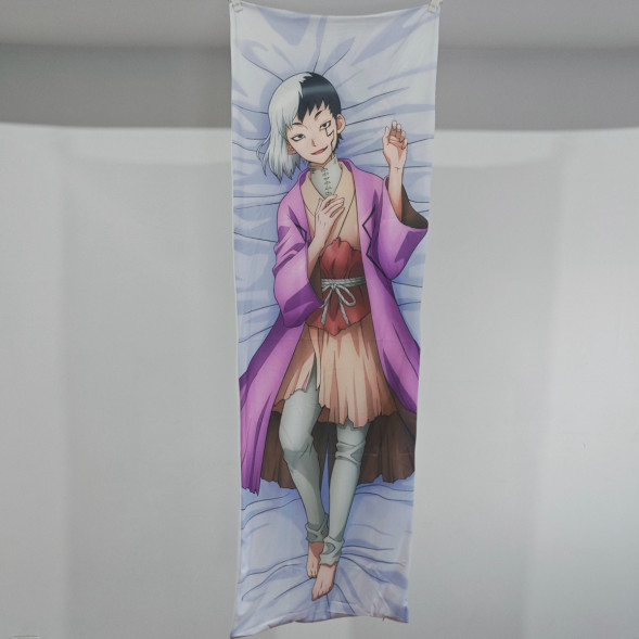 Dr. Stone Gen Asagiri Anime Dakimakura Body Pillow Case Cover