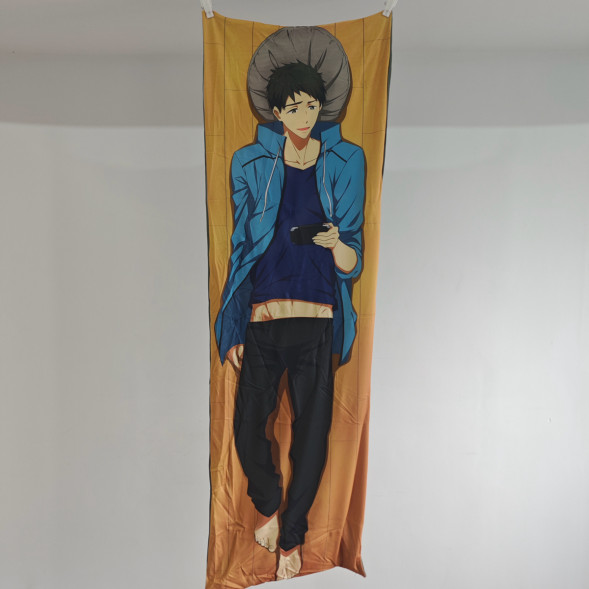 Free Sousuke Yamazaki Rin Matsuoka Anime Dakimakura Body Pillow Case Cover