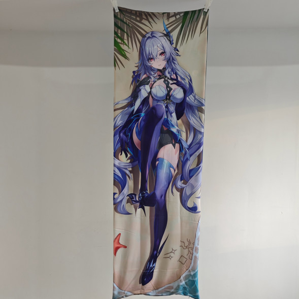 Genshin Impact Skirk Anime Dakimakura Body Pillow Case Cover 02