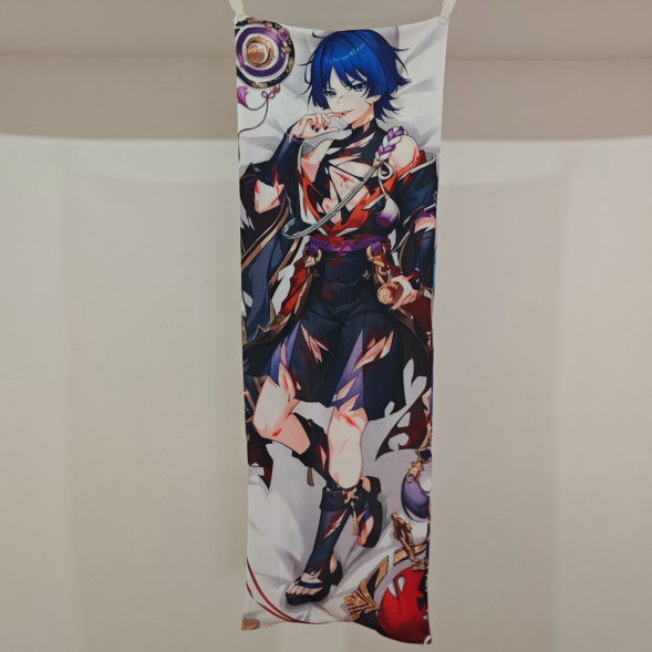 Genshin Impact Wanderer Anime Dakimakura Body Pillow Case Cover 02