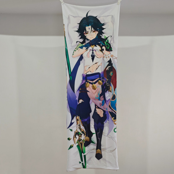 Genshin Impact Xiao Anime Dakimakura Body Pillow Case Cover 02